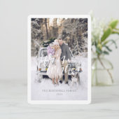 ウォームウィズクリスマスカードフラットホリデーカード シーズンカード (スタンド正面)