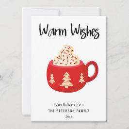 ウォームウィズクリスマスコアマグフラットホリデーカード シーズンカード