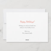 ウォームウィズコージークリスマスホーム シーズンカード (裏面)