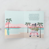 ウォームウィズトロピカルパームツリーズ&ピンクレトロ車 シーズンカード (内部)