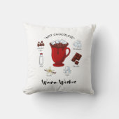 ウォームウィズホットチョコレートホリデー クッション (正面)