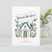 ウォームウィズホリデーホームホリデーカード シーズンカード (スタンド正面)