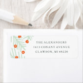 ウォームウィズミント差出人住所ラベル ラベル (インサイチュ)