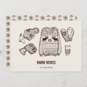 ウォームウィッシュズホリディエッセンシャルカード シーズンカード (正面/裏面)