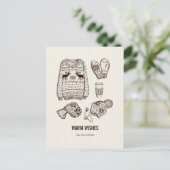 ウォームウィッシュズホリディエッセンシャルポストカード シーズンポストカード (スタンド正面)