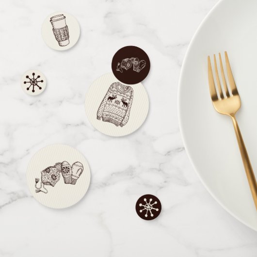 ウォームウィッシュズホリデーエッセンシャルテーブル紙吹雪 コンフェッティ (グループ)