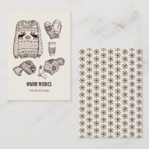 ウォームウィッシュズホリデーエッセンシャルミニノートカード