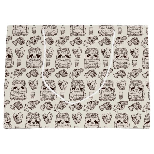 ウォームウィッシュズホリデーエッセンシャル抱き枕 ラージペーパーバッグ (正面)