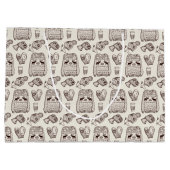 ウォームウィッシュズホリデーエッセンシャル抱き枕 ラージペーパーバッグ (裏面)