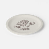 ウォームウィッシュズホリデーエッセンシャル紙プレート ペーパープレート (アングル)