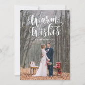 ウォームウィッシュズホリデーオーバーレイフォトカード シーズンカード (正面)