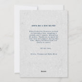 ウォームウィッシュベビーキスホリデーズシック発表 シーズンカード (裏面)