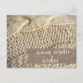 ウォームウィッシュ不動産仲介業者ハッピーホリデーズハガキ シーズンポストカード (正面)