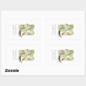 ウォームウィッシュ&フェスティバルハグスウォーター色 長方形シール (シート)