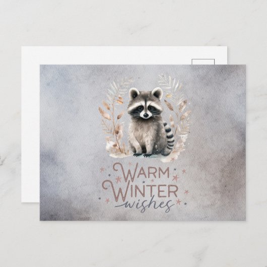 ウォームウィンターウィズホリデーポストカード シーズンポストカード (正面/裏面)