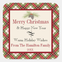 ウォームウィンタープレイドホパーソナライズされたリデイ