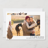 ウォームウィーズタイポグラフィとモアツリーモンタージュ シーズンカード (正面)