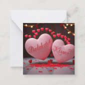 ウォームウェルカムウェルカムメッセージ2024 ノートカード (裏面)