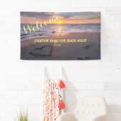 ウォームウェルカム海サンセットビーチハウスB&Bショップ 横断幕 (インサイチュ)