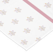 ウォームカラーズユダヤ教ホリデースターズ テーブルクロス (アングル)