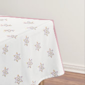 ウォームカラーズユダヤ教ホリデースターズ テーブルクロス (インサイチュ)