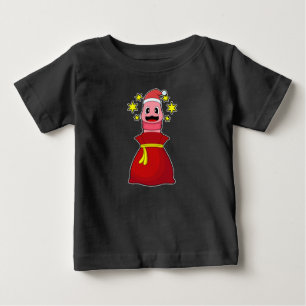 ウォームクリスマスクリスマスバッグ ベビーTシャツ