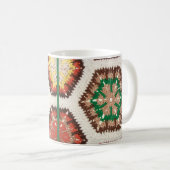 ウォームグラニースクエアスタイルブランケットマグ コーヒーマグカップ (正面右)