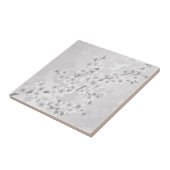 ウォームグレーさくらんぼの花フローラ タイル (側面)