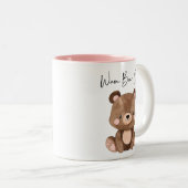 ウォームココベアキッスタイリッシュズマグ ツートーンマグカップ (正面右)