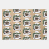 ウォームコージークリスマスクラフト紙 ラッピングペーパーシート (正面3)