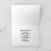 ウォームコージー子猫クリスマス シーズンカード (内部)