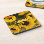 ウォームゴールデンヒマワリカスタムー コースター (左側)