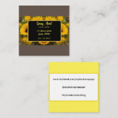 ウォームゴールデンヒマワリカスタムー コーリングカード (正面/裏面)