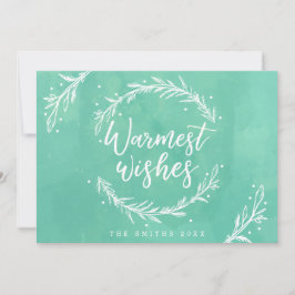 ウォームストウィッシュズホリデーリース&ウォータカラー シーズンカード