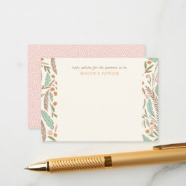 ウォームスプリグジェンダー親かわいらしアドバイスカード アドバイスカード