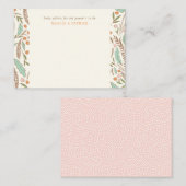 ウォームスプリグジェンダー親かわいらしアドバイスカード アドバイスカード (正面/裏面)