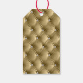 ウォームソフトグラム金ゴールドフェイクベルベット ギフトタグ (裏面)
