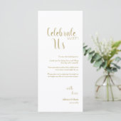 ウォームタウペ Celebrate With Us プレースカード プログラム (スタンド正面)