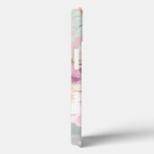 ウォームパステル抽象芸術ワイルドフラワーズウォーターカラーアート Case-Mate iPhoneケース (裏面 / 右)