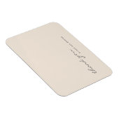 ウォームピーチモダンスクリプトサンキューカード マグネット (右側)