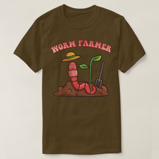 ウォームファーム農家おもしろい引用文皮肉 Tシャツ (デザイン正面)