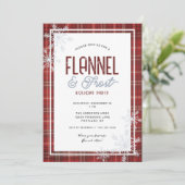 ウォームフランネルとフロストクリスマスホリデーパーティー 招待状 (スタンド正面)