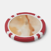 ウォームフロー抽象画 ポーカーチップ (シングル)