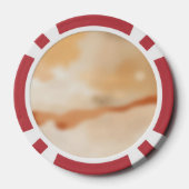 ウォームフロー抽象画 ポーカーチップ (裏面)