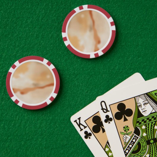 ウォームフロー抽象画 ポーカーチップ (ポーカーテーブル (ダブル))