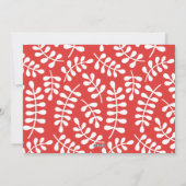 ウォームホリデーウィッシュズホリデーフォトカード シーズンカード (裏面)