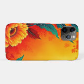 ウォームボタニカルブルーム Case-Mate iPhoneケース (裏面(横))