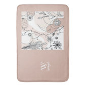 ウォームミニマルボホアートフォーホームズ バスマット (正面縦)