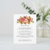 ウォーム紅葉結婚フローラズゲスト詳細 エンクロージャーカード (スタンド正面)