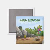 ウォーム誕生日磁石 マグネット (正面/裏面)